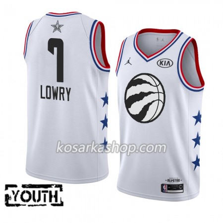 Dres Toronto Raptors Kyle Lowry 7 2019 All-Star Jordan Brand Bijela Swingman - Dječji